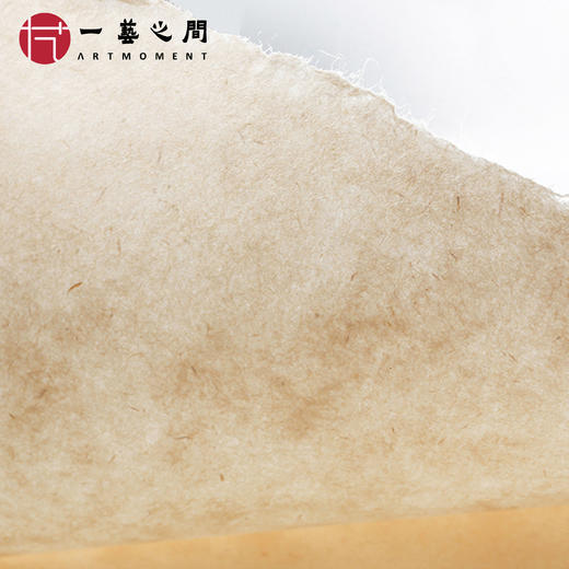 明清汉唐高级仿古纸 50张/包 方形小品&四尺对开尺寸 半生熟皮纸（楮皮宣纸）国画书法日常出小作品适用 手工“毛边纸”【一艺之间 老师推荐】 商品图1