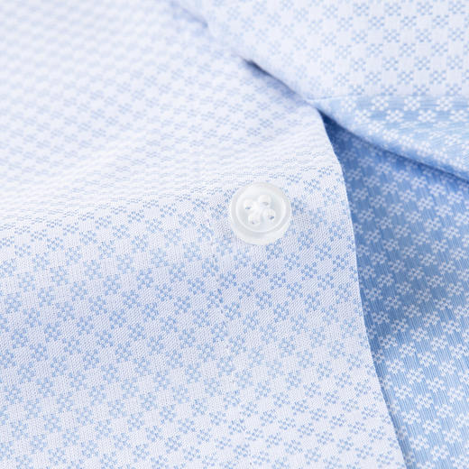 【纯棉】罗蒙男士长袖衬衫春秋商务休闲纯棉提花长袖衬衣 商品图4