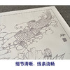 【有步骤、大彩图】郑玲玲工笔画白描底稿《梦里花开》牡丹鲤鱼初学者临摹花鸟线稿ZL37 商品缩略图4