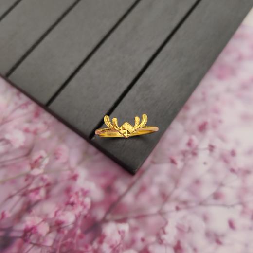 5G足金戒指,2.17克,工费:25元/克 商品图0