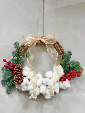 圣诞礼丨圣诞花环（5款入，有DIY材料包可选）