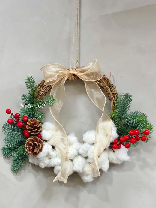 圣诞礼丨圣诞花环（5款入，有DIY材料包可选） 商品图0