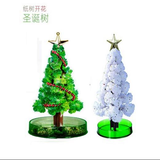 【趣味科学 魔法圣诞结晶树】魔法圣诞结晶树纸上开花科学实验 商品图4