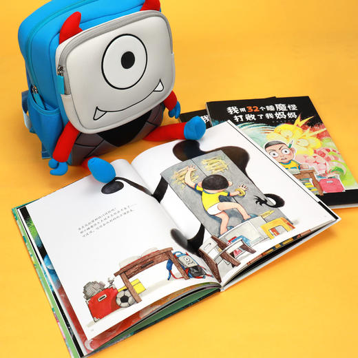 “我用32个屁打败了睡魔怪”-小怪兽书包 商品图2