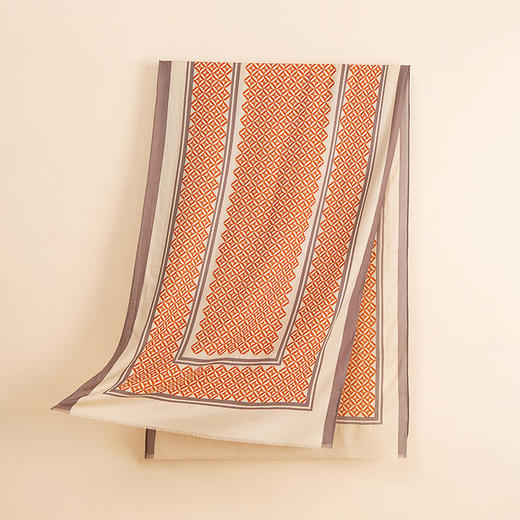 Wensli丝羊毛围巾-格物 商品图1