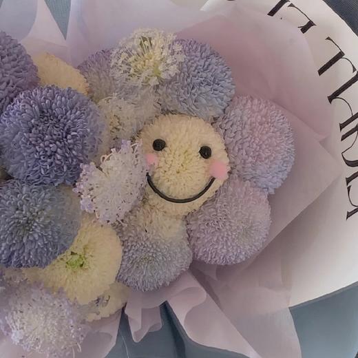 《小可爱》乒乓菊紫色花束 商品图3