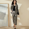 剩L 米思阳2025时尚套装洋气秋款修身显瘦时尚休闲西装裤子两件套2364 商品缩略图1