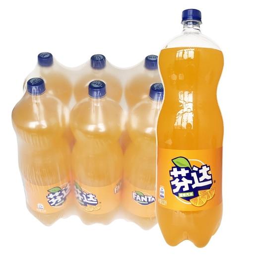 雪碧可乐芬达橙味碳酸饮料 整箱2升*6瓶大瓶分享装2L汽水 商品图3