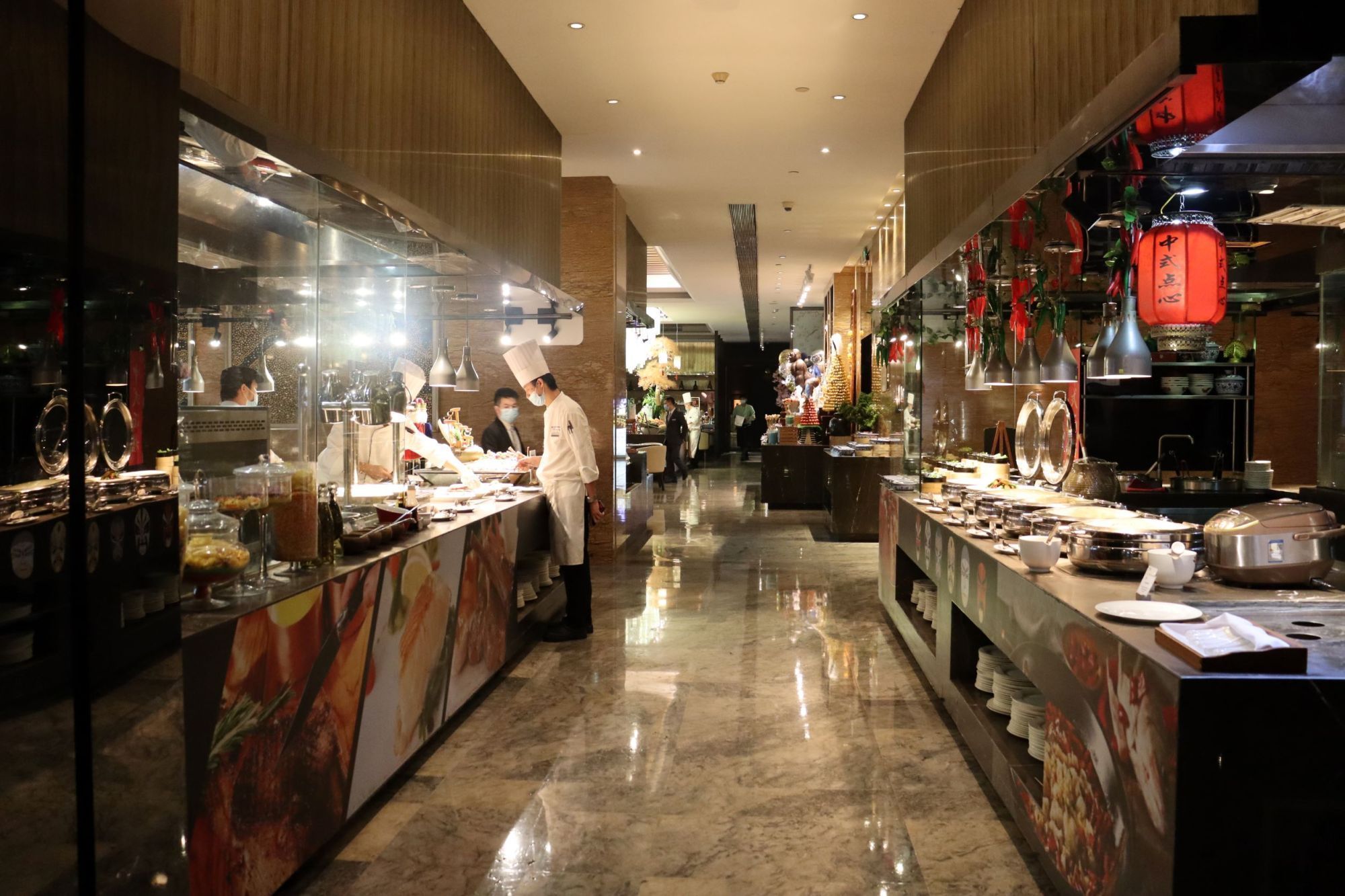 [深圳温德姆至尊酒店·趣味·海鲜自助餐厅]瀚森大厦|爆!