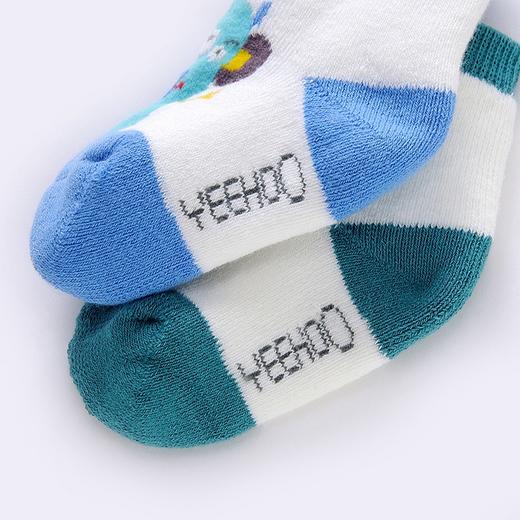 英氏-寝具类（冬）E1厚袜2双装白蓝11CM 商品图2