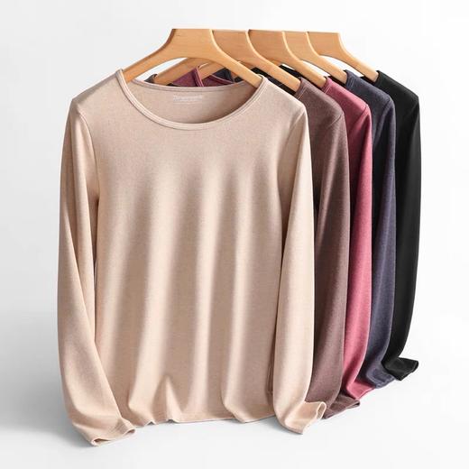 三针高品质双面拉绒圆领女内衣6916 商品图2