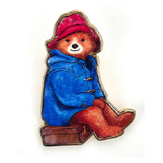 帕丁顿熊文创系列徽章1萌萌小熊的等待 商品图0