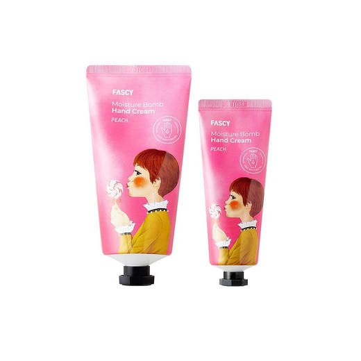 【一般贸易中文标】韩国进口 发希护手霜补水滋润美白保湿防干燥40ml 蜜桃香 商品图5