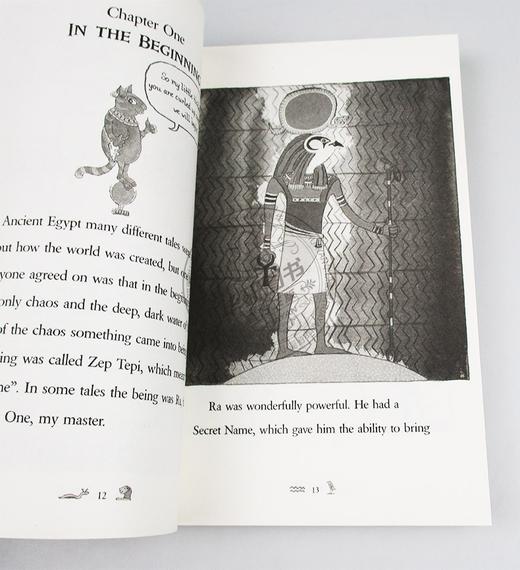 埃及众神和法老的故事 英文原版 Ancient Egypt Gods Pharaohs and Cats 图话经典 英文版原版英语课外阅读 古典神话传说历史书籍 商品图2