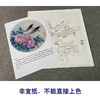 【有步骤、大彩图】郑玲玲工笔画白描底稿圆形小品《悠然自乐》牡丹鲤鱼初学者临摹花鸟线稿ZL19 商品缩略图2