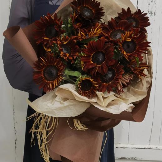 《油画》 油画向日葵暗黑系复古色花束（需要提前5天预定） 商品图0