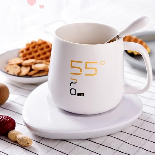 贝丽马克杯W1-C心语杯白 55度暖暖杯创意杯子送朋友送女友恒温保温杯 商品图2