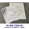 【有步骤、大彩图】郑玲玲工笔画白描底稿《双锦比翼图》牡丹鲤鱼初学者临摹花鸟线稿ZL36 商品缩略图1