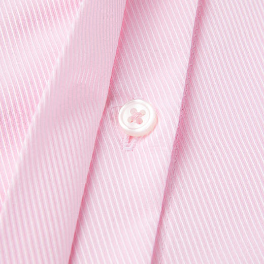 【50棉】罗蒙粉色衬衫女长袖秋季正装商务通勤职业装衬衣 商品图4