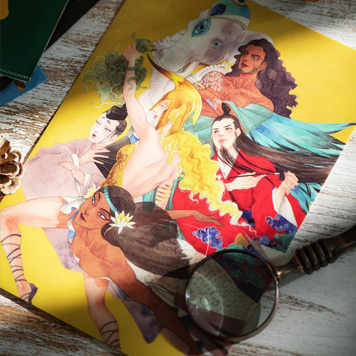 博物文创 神来之笔文件夹2 神怪秘史 手绘设计 艺术礼物 商品图4