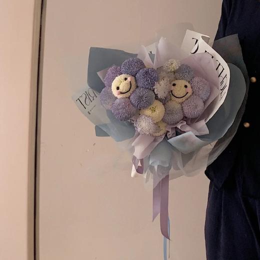 《小可爱》乒乓菊紫色花束 商品图4