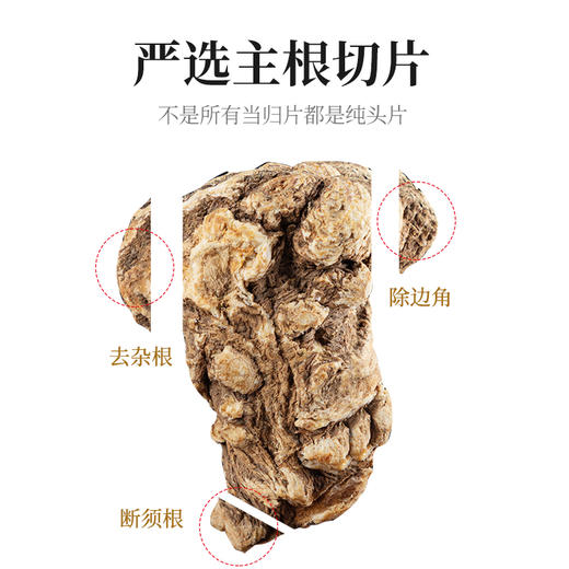 【杞里香甘肃岷县当归片罐装105g】当归头泡水切片 商品图3