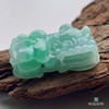 派瑞翡翠 翡翠挂件 糯种 绿色 商品缩略图0