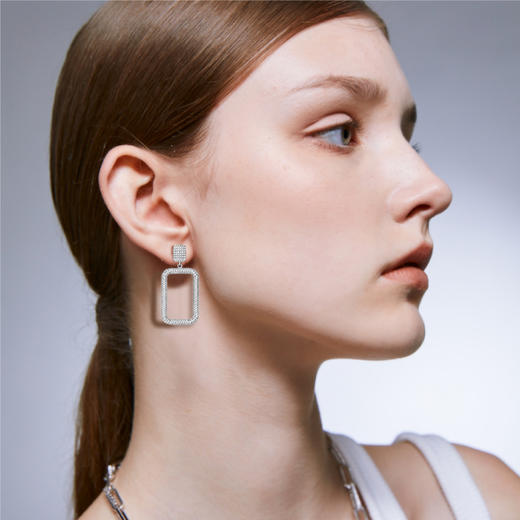 ARSIS 丨 叛逆链条系列 方框耳钉 商品图1
