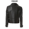 VIMAGE纬漫纪机车短外套女冬季新款时尚帅气中性修身显瘦皮衣V1693207 商品缩略图1