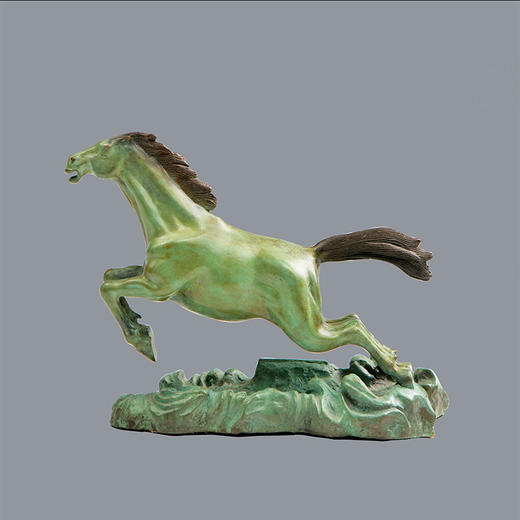 宇达青铜摆件 十二生肖马《驰骋》创意装饰 家居工艺摆件  高13cm 商品图0