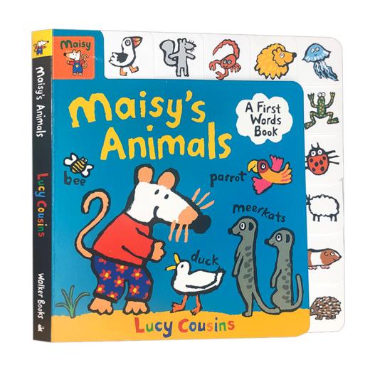 小鼠波波动物单词书 英文原版 Maisy's Animals A First Words Book 廖彩杏书单推荐 商品图3