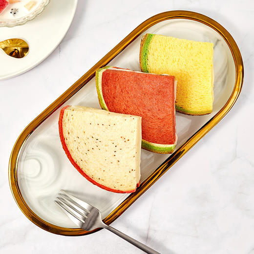 [屁侠推荐]有颜有料的 吃瓜群众大爱的 a1夹心吐司面包 西瓜/哈密瓜/火龙果 商品图7