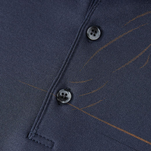 【加绒加厚】罗蒙秋冬衬衫男保暖防风时尚印花通勤百搭休闲套头衬衣男 商品图7