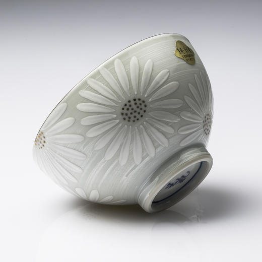 【T.NISHIKAWA】日本原产手工京烧清水烧白菊陶瓷茶杯 商品图10