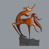 宇达青铜摆件 十二生肖马《天马祥瑞》创意装饰 家居工艺摆件  高39cm 商品缩略图0