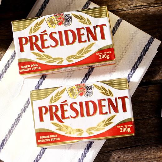 【200g】 总统黄油块 法国淡味发酵黄油块 动物性面包蛋糕饼干 烘焙原料 商品图3