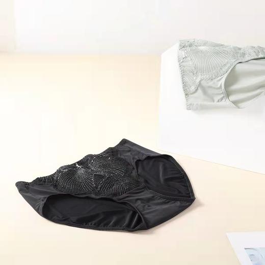 安莉芳内裤女士性感蕾丝薄款牛奶丝冰丝包臀低腰三角裤E200309 商品图3