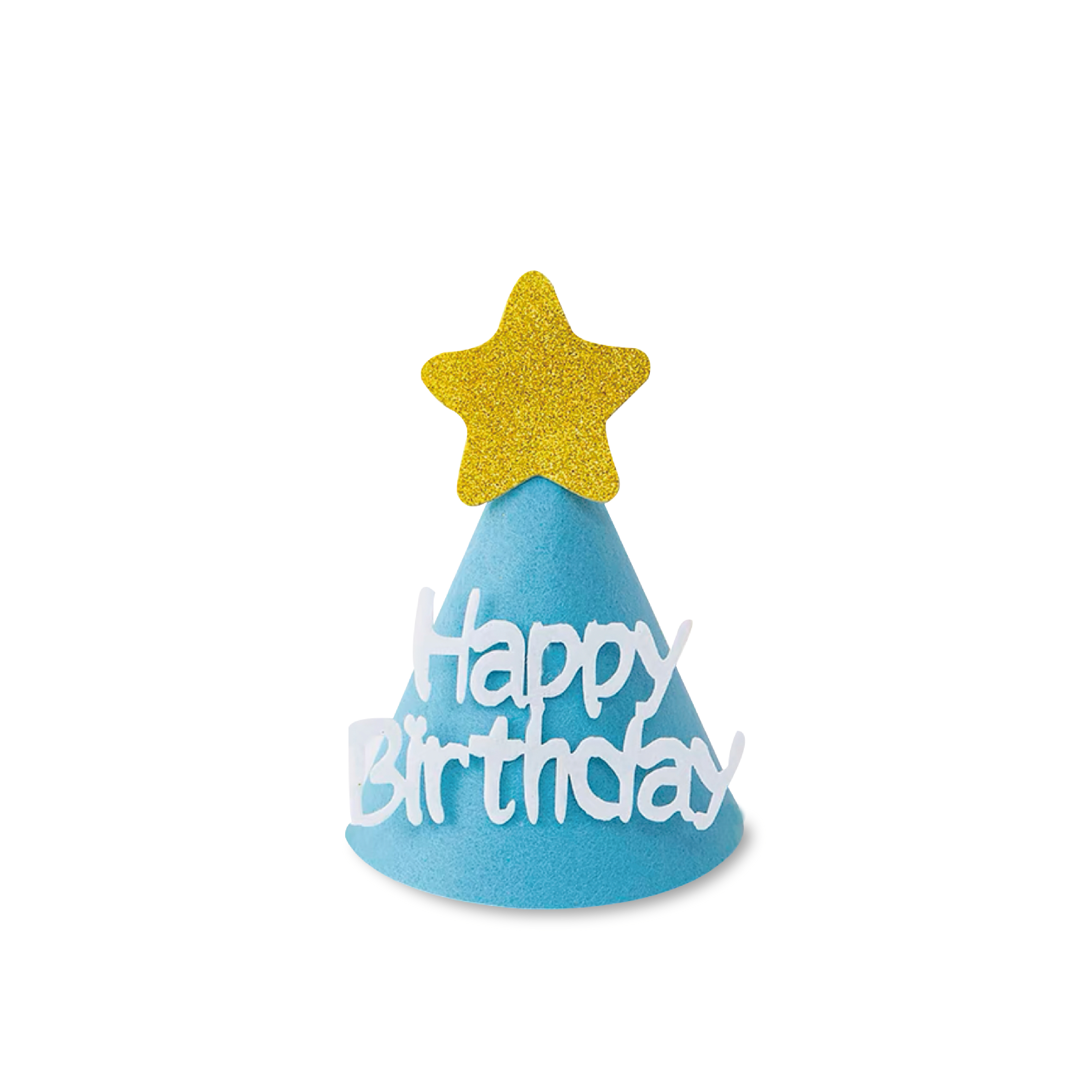 蓝色星星生日帽