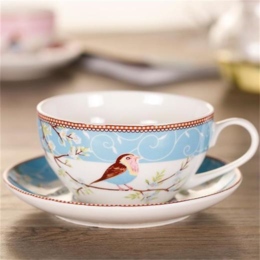 【唯美中国风】子母壶养生陶瓷花茶壶描金花鸟杯碟耐热玻璃壶套装 商品图2