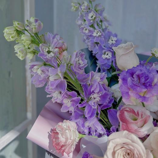 《紫色梦境》高级大飞燕郁金香花紫色系束 商品图2