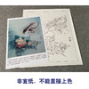 【有步骤、大彩图】郑玲玲工笔画白描底稿《清水逐》芙蓉鲤鱼初学者临摹花鸟线稿ZL32 商品缩略图2