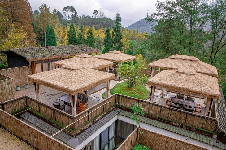 12青城山·青境私汤民宿】住原价923元の山景房!