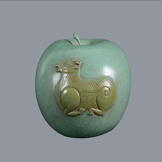 宇达青铜摆件 十二生肖羊《平安之福祥》创意装饰 家居工艺摆件  高9cm 商品图0