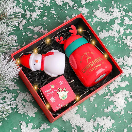 「圣诞节礼物」男女生送女友闺蜜生日礼品ins风礼盒装礼物围巾水晶球 商品图3