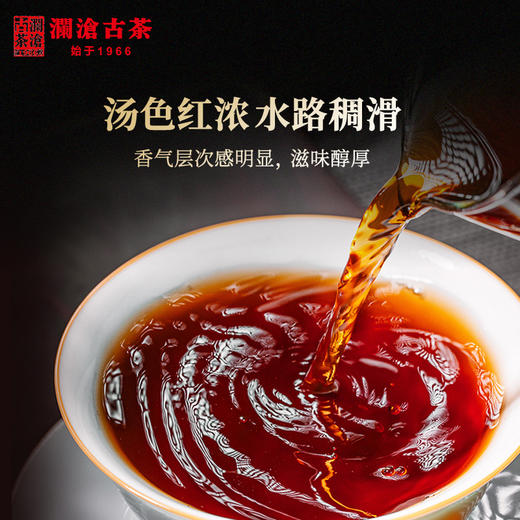 澜沧古茶2021年0081普洱茶熟茶熟普古树老树云南七子茶饼茶叶357g 商品图2