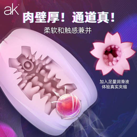 AK樱花系列飞机蛋男用手动飞机杯 商品图0
