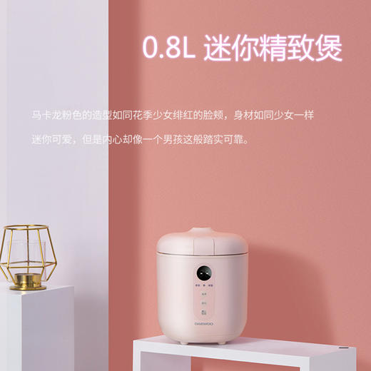 大宇迷你电饭煲 0.8L小容量便携多功能婴儿家用宿舍单人小型 商品图1