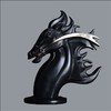 宇达青铜摆件 十二生肖马《自强不息》创意装饰 家居工艺摆件  高46.5cm 商品缩略图0