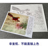 【有步骤、大彩图】郑玲玲工笔画白描底稿小品《春和景明》牡丹锦鸡初学者临摹花鸟线稿ZL58 商品缩略图2