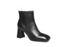 豪麟名鞋奥莱迪嘉女装牛皮革简约短靴DJYZO12WN221黑色  原价2660元 商品缩略图0